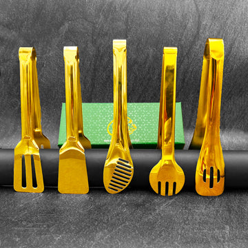 Set of 5 LARGE Tongs - Multipurpose